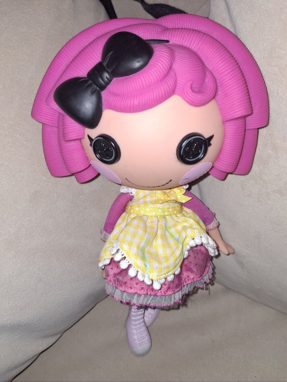 Lalaloopsy 11 inc Pink Hair Fashion Doll with Yellow Dress - Kids Toys